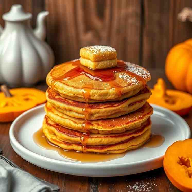 Fluffy Pumpkin Pancakes - Breakfast